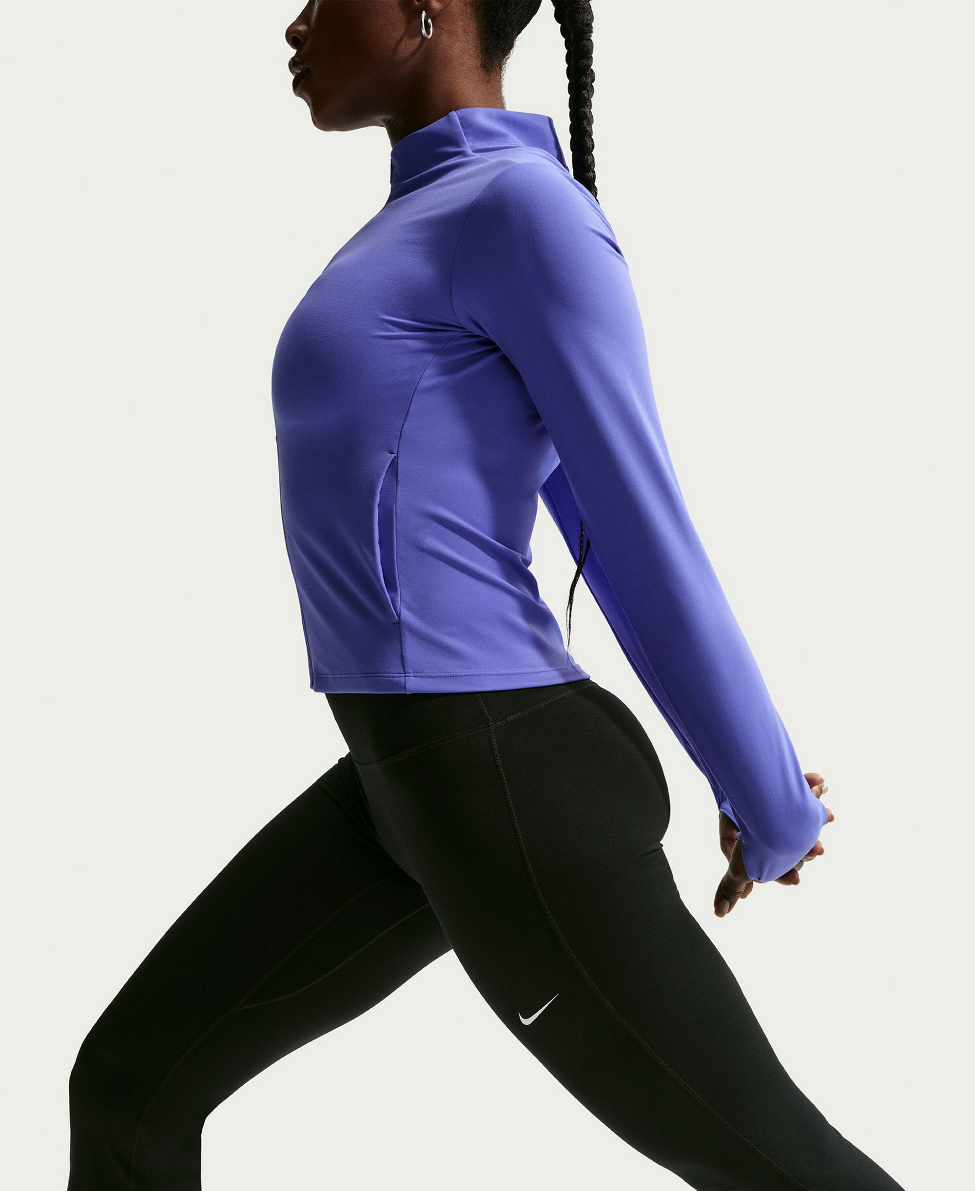 Nike Women's High-Waisted Flared Leggings - Black/White