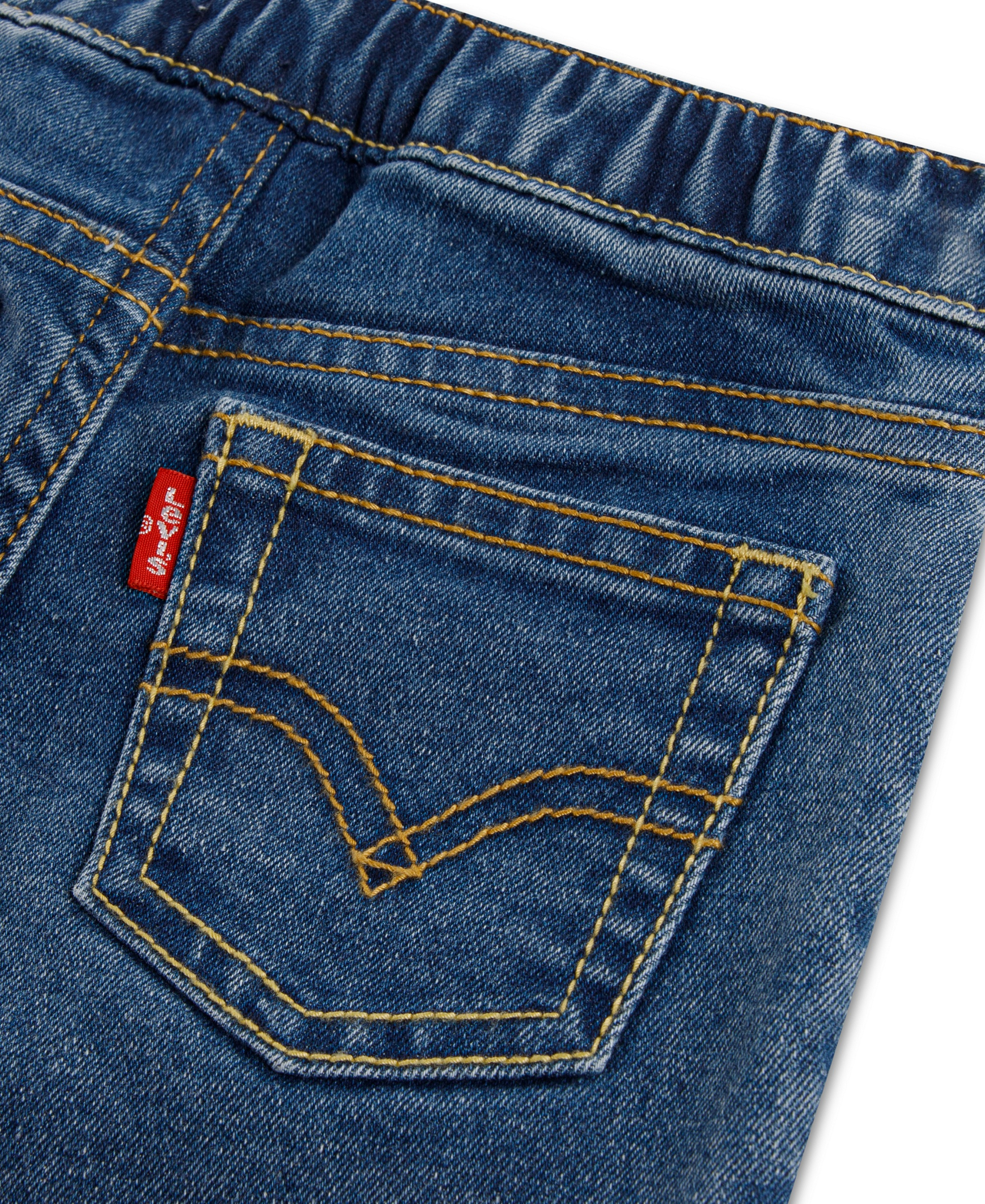 Levi's Baby Boys' Scooter Long-Sleeve T-Shirt and Jeans, 2-Piece Set - Levi's Egret/Blue