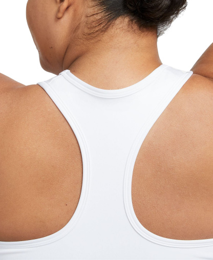 Nike Women's Swoosh Padded Sports Bra - White