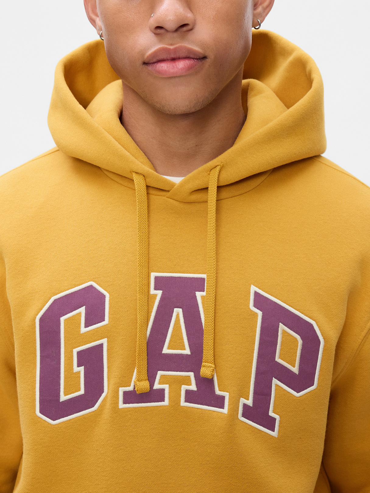 Adult VintageSoft Arch Logo Hoodie - Honey