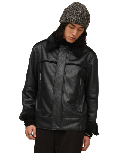 UGG® Men's Thayden Luxefluff Fleece Lined Jacket - Black