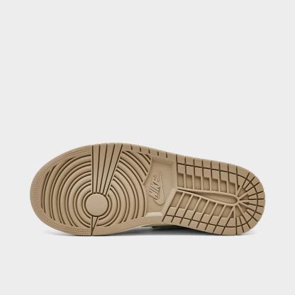 Women's Air Jordan Retro 1 High OG Casual Shoes - Khaki/Multi-Color/Sail/Cargo Khaki/Coconut Milk/Pecan - view 6