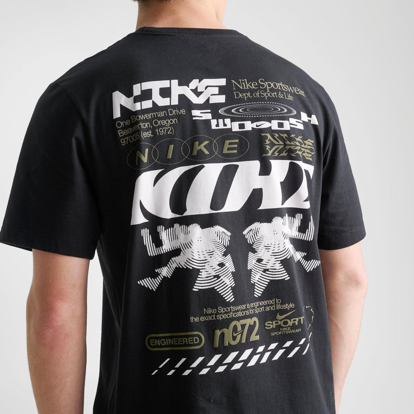 Men's Nithtke Sportswear Poster Graphic T-Shirt - Black