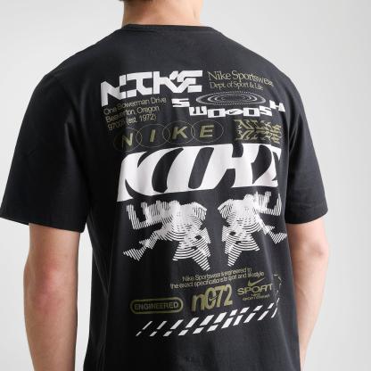 Men's Nithtke Sportswear Poster Graphic T-Shirt - Black
