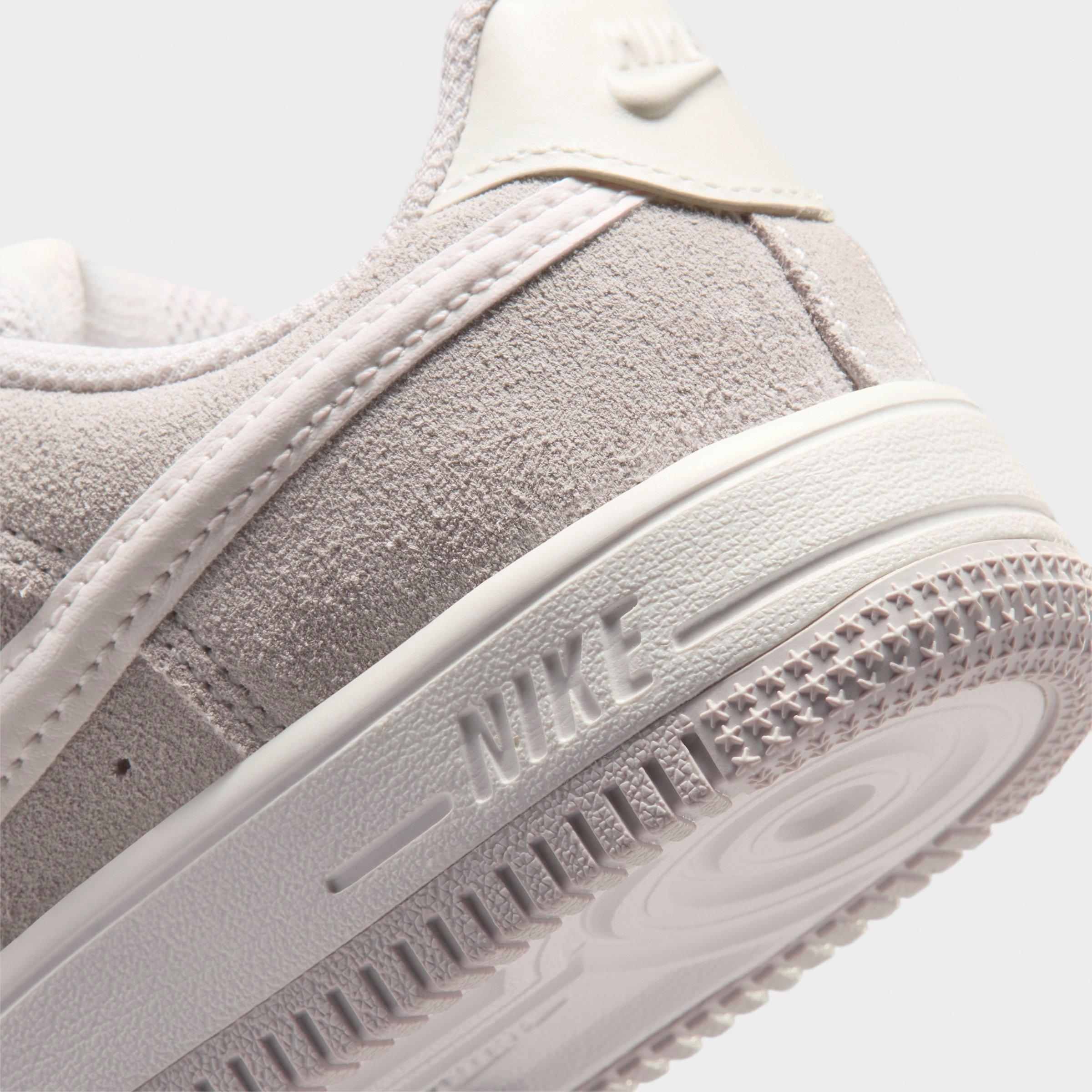 Little Kids' Nithtke Force 1 Low Casual Shoes - Vast Grey/Sail - Detail shot