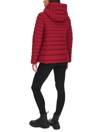 Tommy Hilfiger Women's Hooded Packable Puffer Coat - Rouge