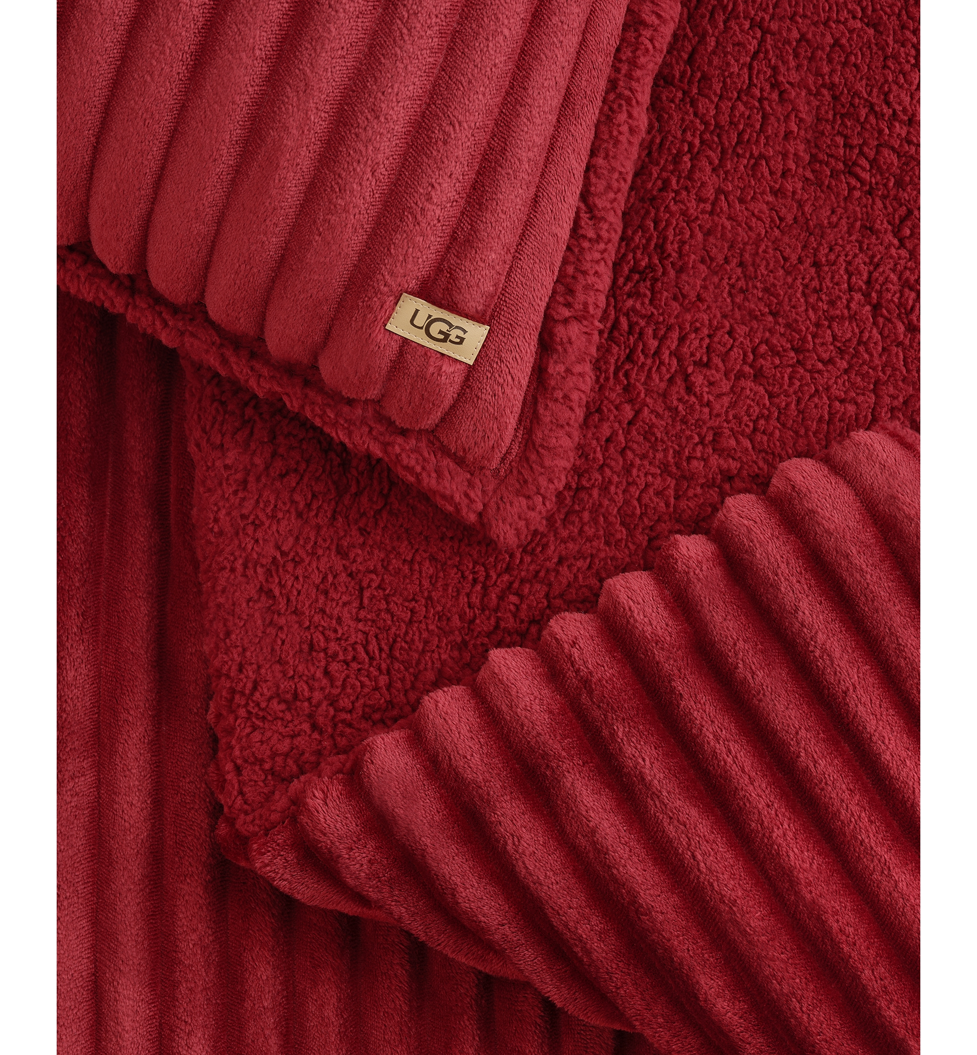 UGG® Avery Ribbed Comforter Set - Coffee Berry