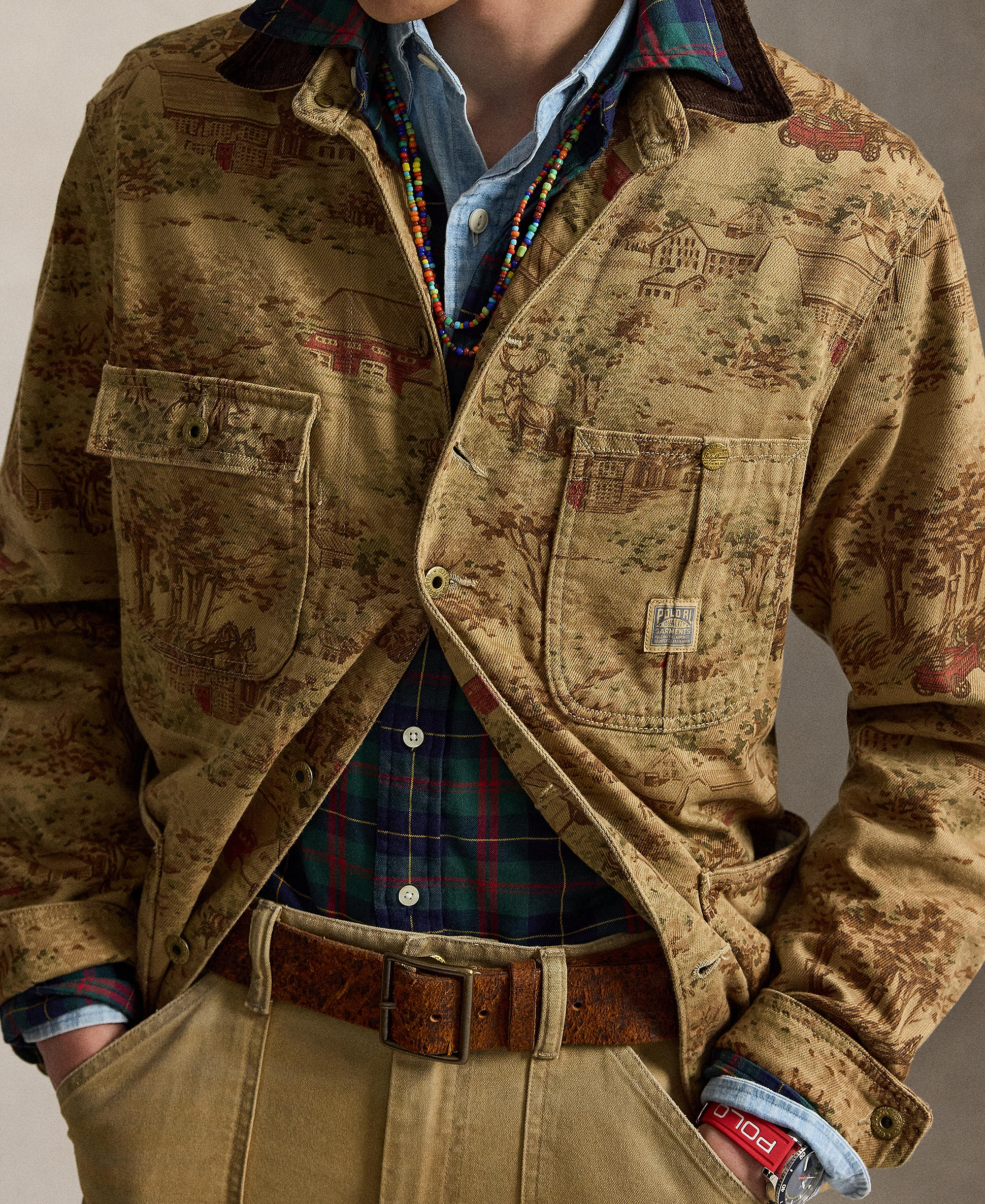 Polo Ralph Lauren Men's Printed Utility Jacket - North Row