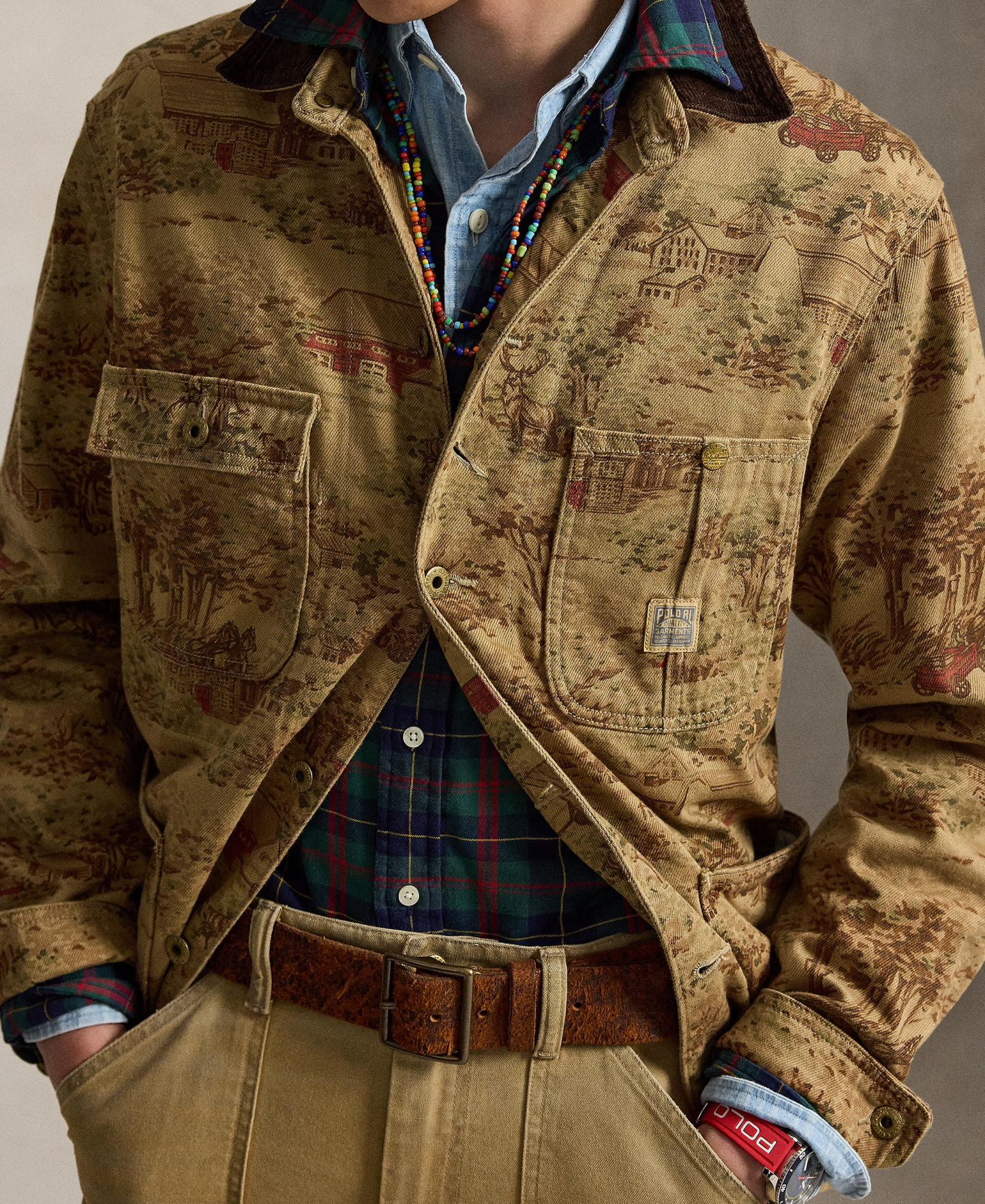 Polo Ralph Lauren Men's Printed Utility Jacket - North Row