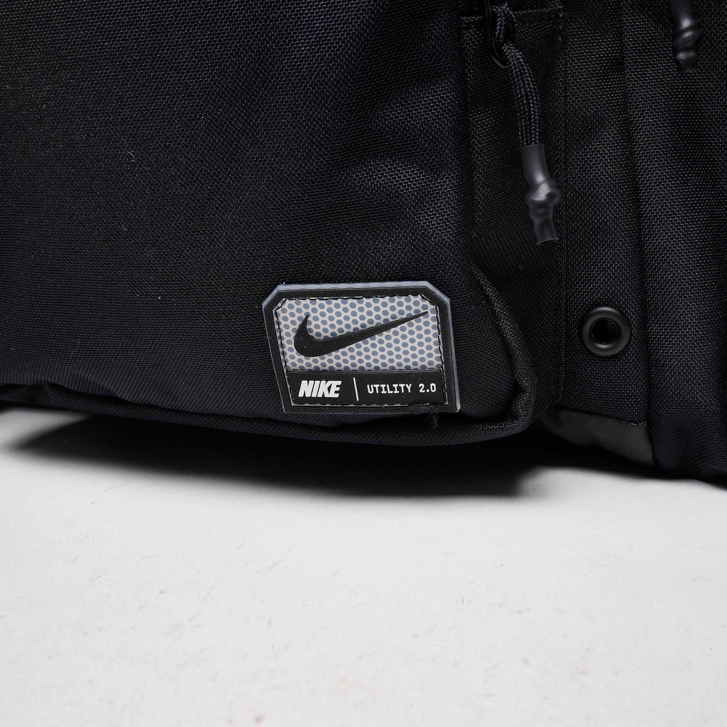 Nithtke Utility Power 2.0 Duffel Bag (Medium, 51L) - Black/Black/White