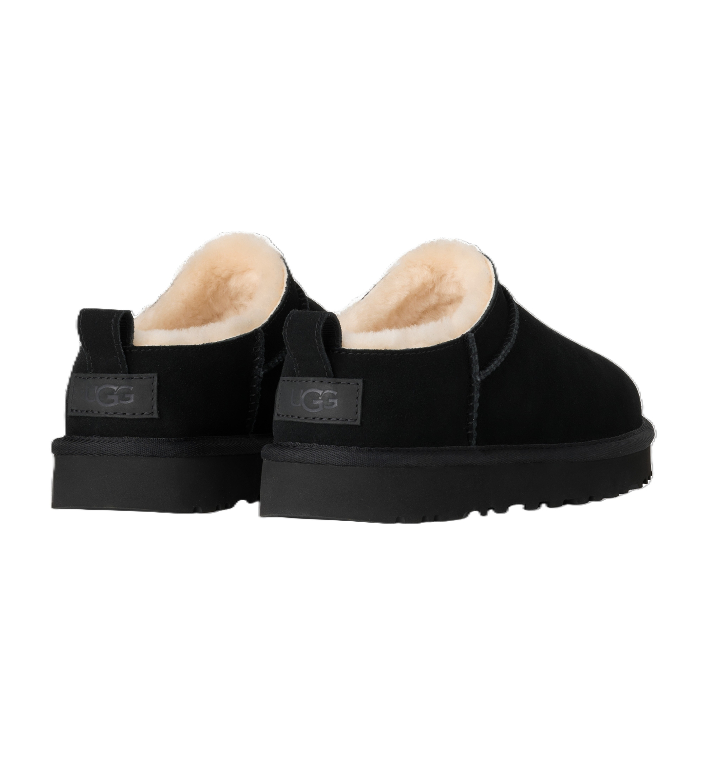 UGG® Women's Classic Micro Pull Tab Round Toe Booties - Black