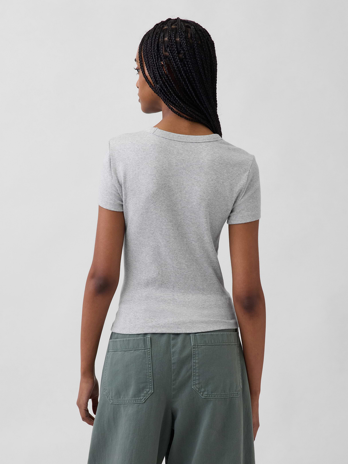Modern Crew T-Shirt - Heather grey
