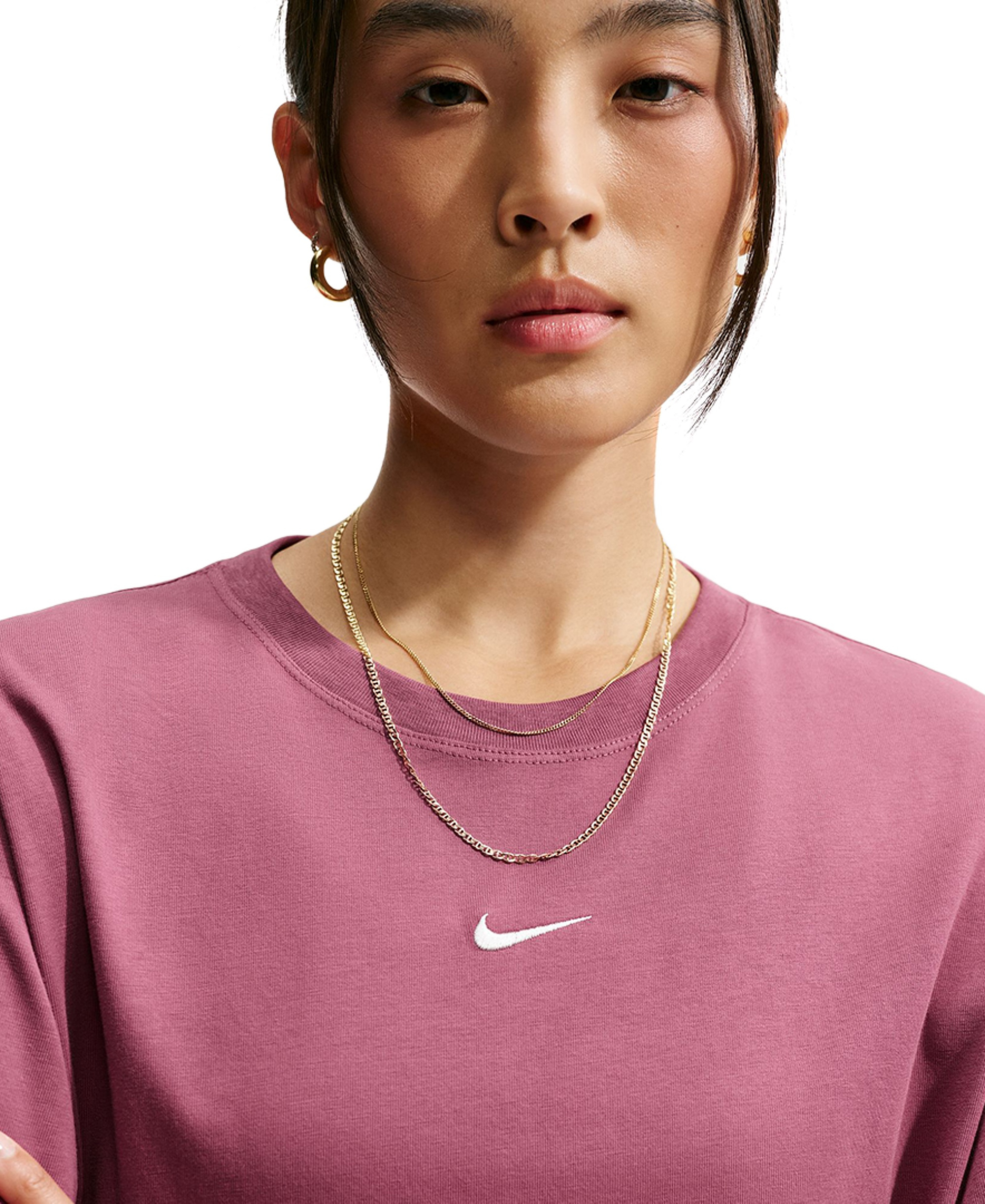 Nike Women's Sportswear Crewneck T-Shirt - Pink Smoke/sail