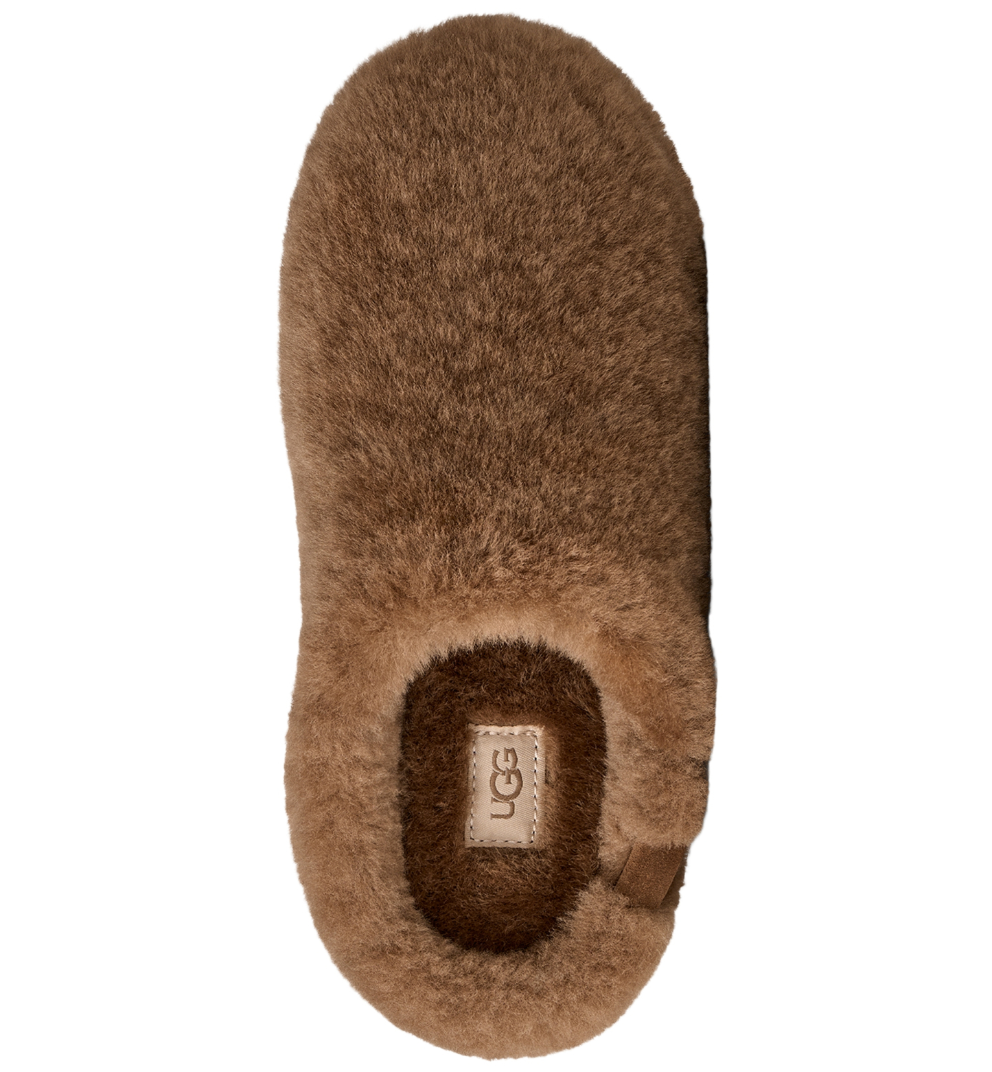 UGG® Women's Elea Fluffed Slip-On Slippers - Light Bronze