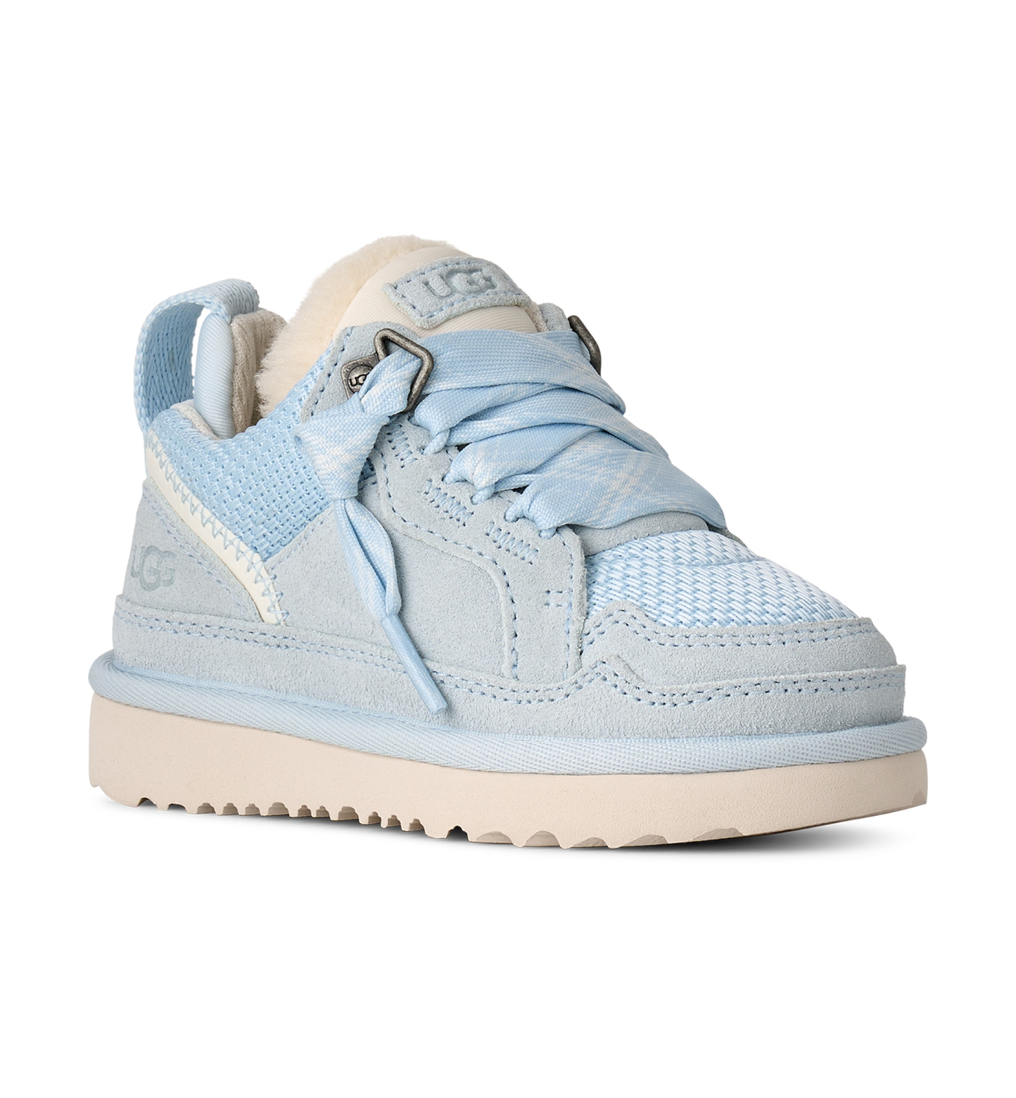 UGG® Toddler Kids Lowmel Lace-Up Sneakers - Sky Blue