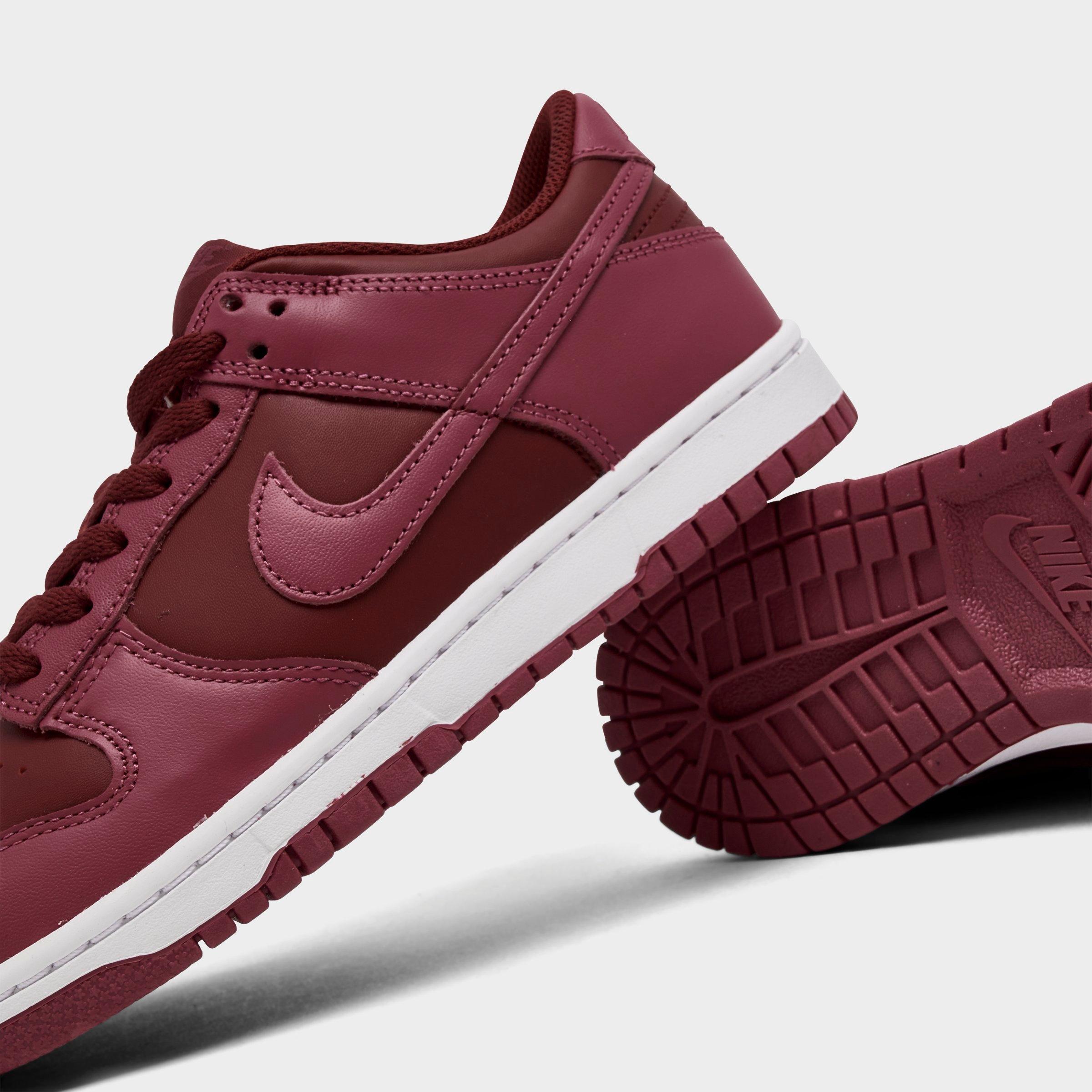 Big Kids' Nithtke Dunk Low Casual Shoes - Part 1 - Team Red/Sweet Beet/White/Sweet Beet - Detail shot