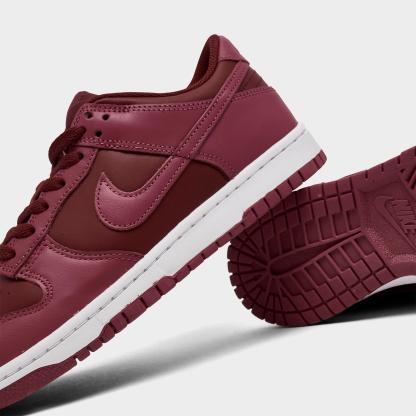 Big Kids' Nithtke Dunk Low Casual Shoes - Part 1 - Team Red/Sweet Beet/White/Sweet Beet - Detail shot