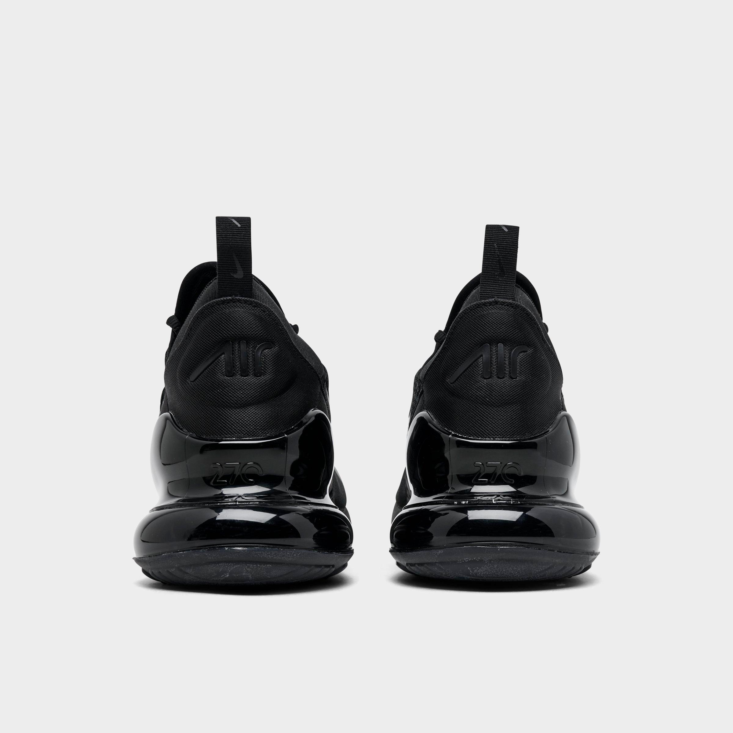 Men's Nithtke Air Max 270 Casual Shoes - Part 1 - Black/Black/Black - Back view