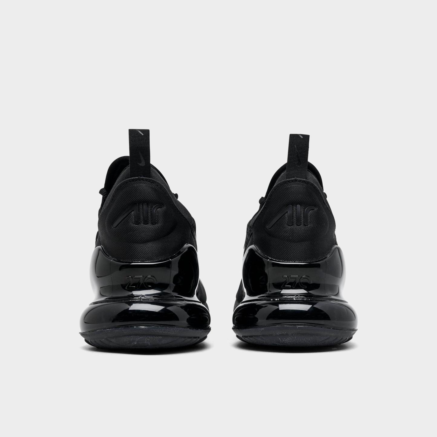 Men's Nithtke Air Max 270 Casual Shoes - Part 1 - Black/Black/Black - Back view