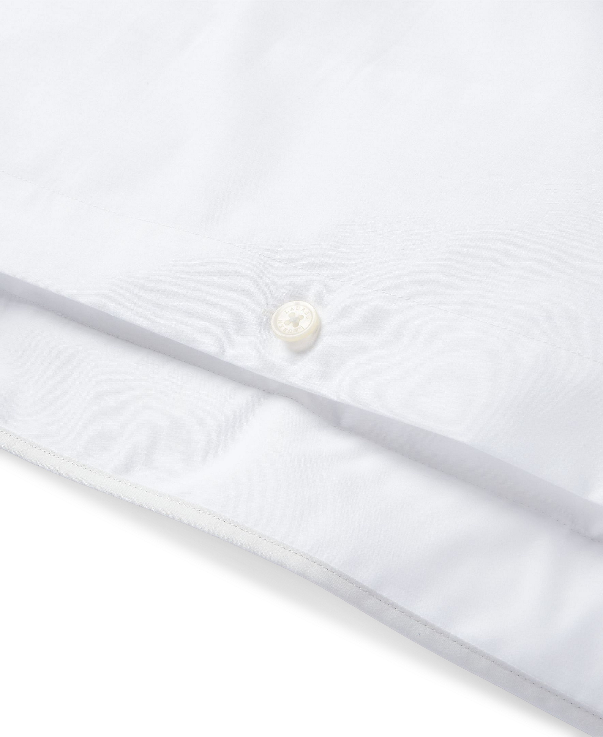 Lauren Ralph Lauren Spencer Sateen Border Duvet Cover, Full/Queen - Soft Grey