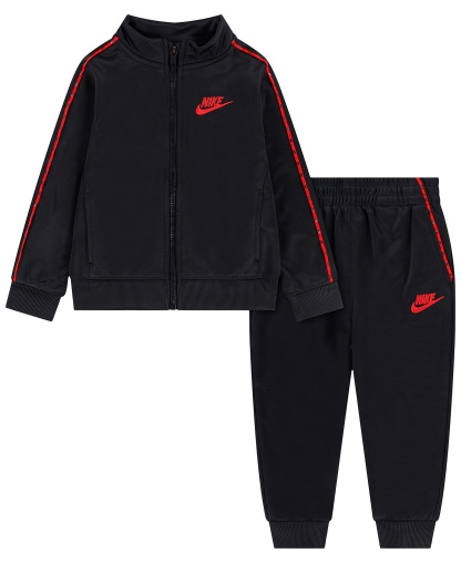 Nike Toddler Boys' 2T-4T Dri-Fit Lifestyle Full-Zip Jacket and Pants, 2-Piece Set - Black