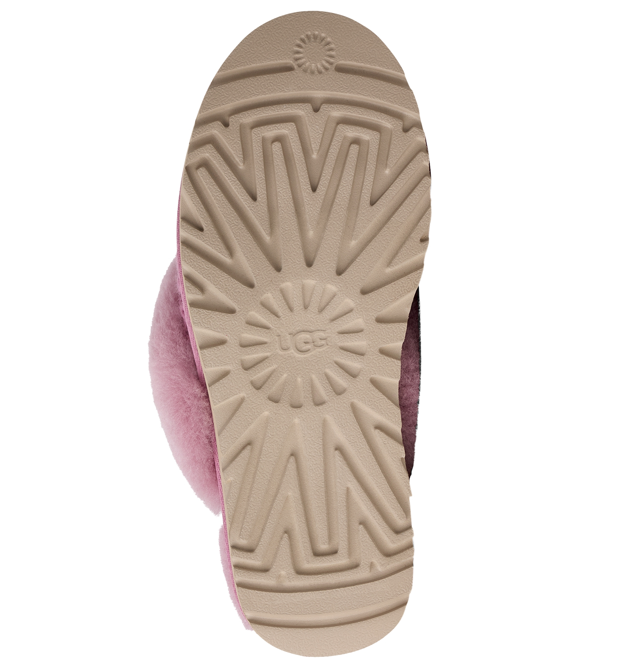UGG® Women's Cozy Faux-Shearling Round Toe Slippers - Dusty Orchid