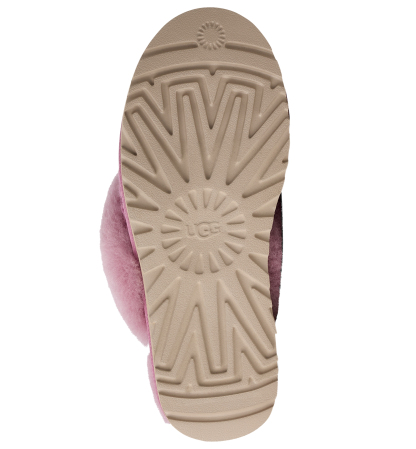 UGG® Women's Cozy Faux-Shearling Round Toe Slippers - Dusty Orchid