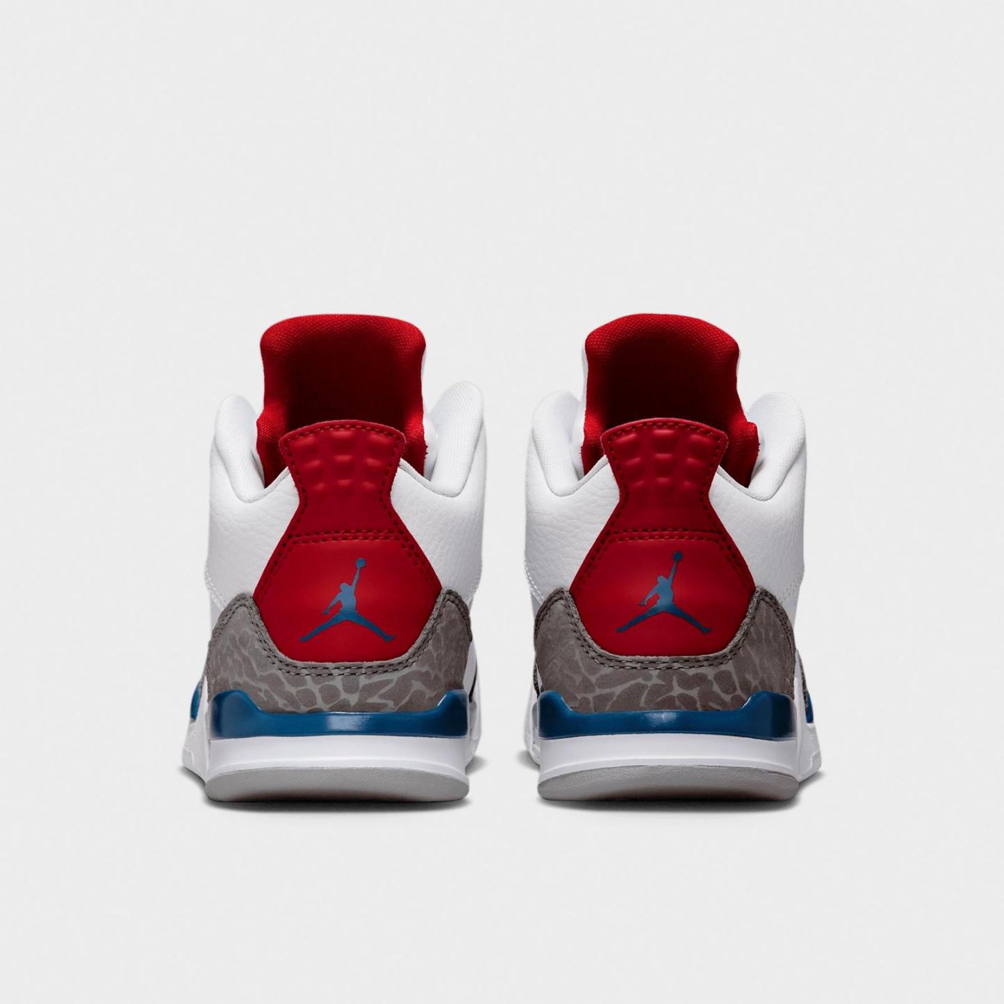 Little Kids' Air Jordan Son of Mars Low Casual Shoes - White/Varsity Red/Light Smoke Grey/True Blue - view 3