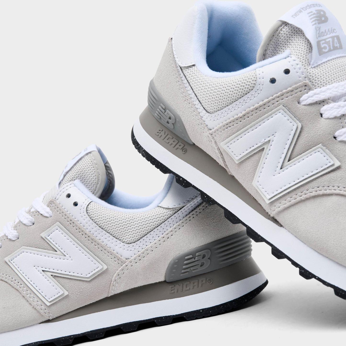 Women's New Balance 574 Casual Shoes - Nimbus Cloud/White - view 3