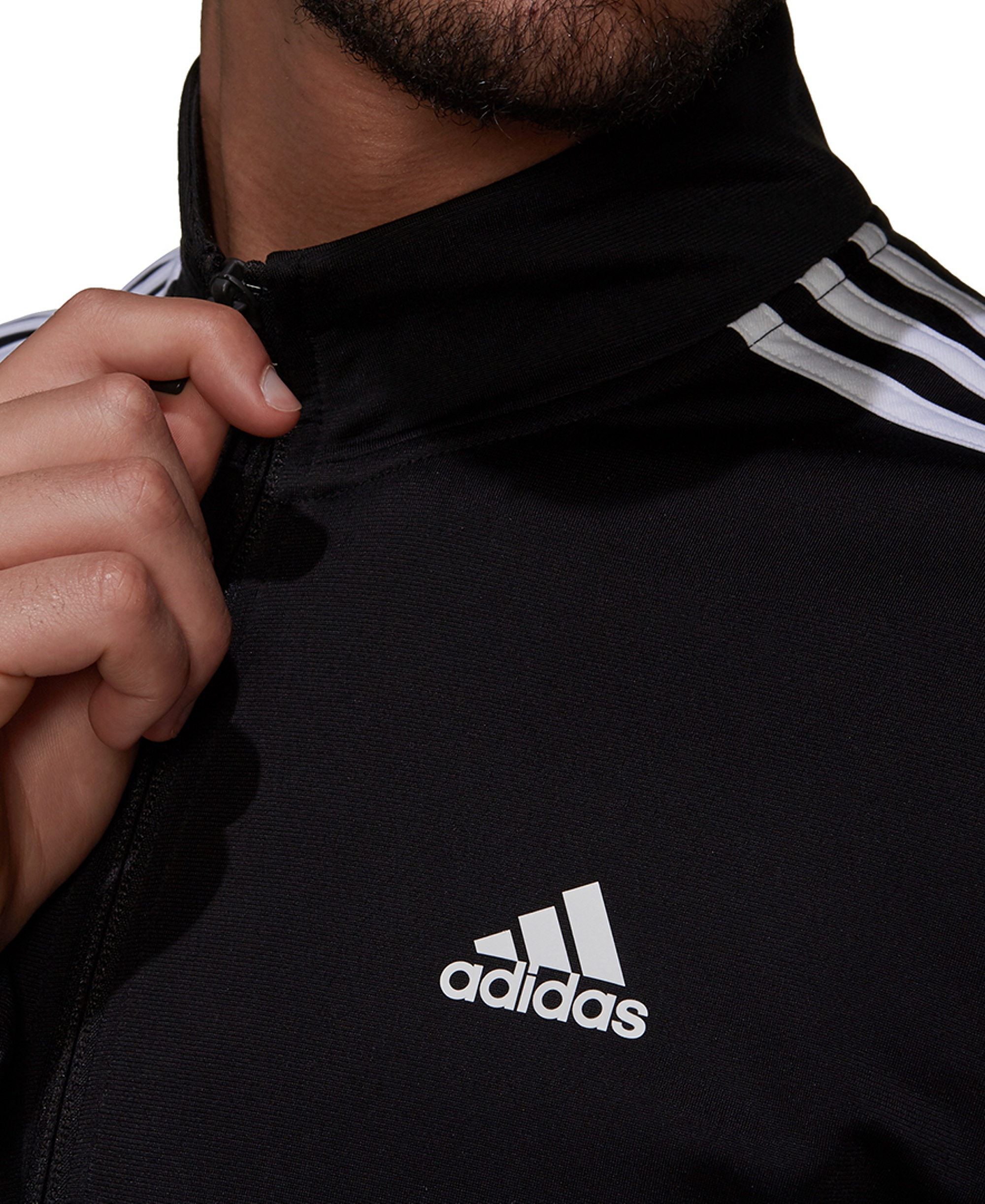 adidas Men's Tricot Track Jacket - Black/White