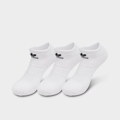 Men's adidas Originals No-Show Socks (6-Pack) - White/Black