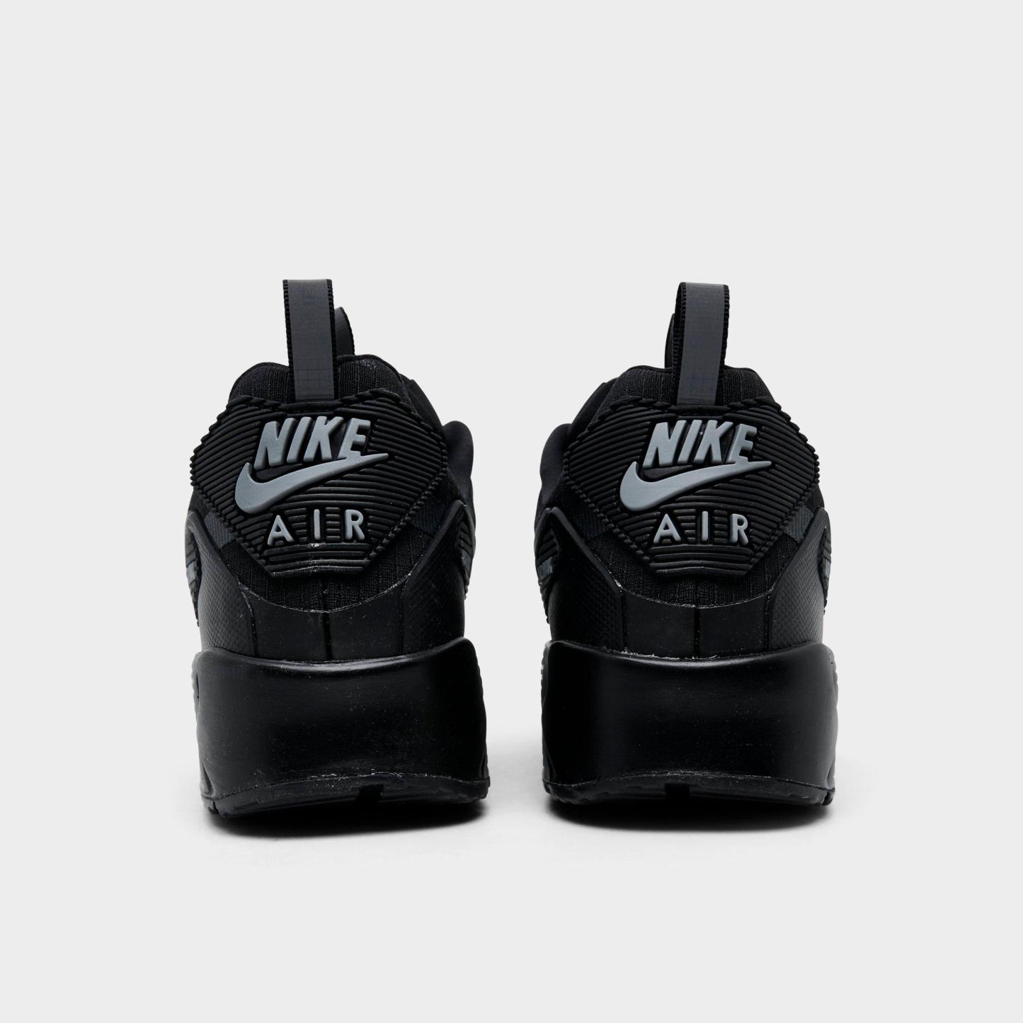 Men's Nithtke Air Max 90 Drift Casual Shoes - Black/Wolf Grey/Anthracite - Back view