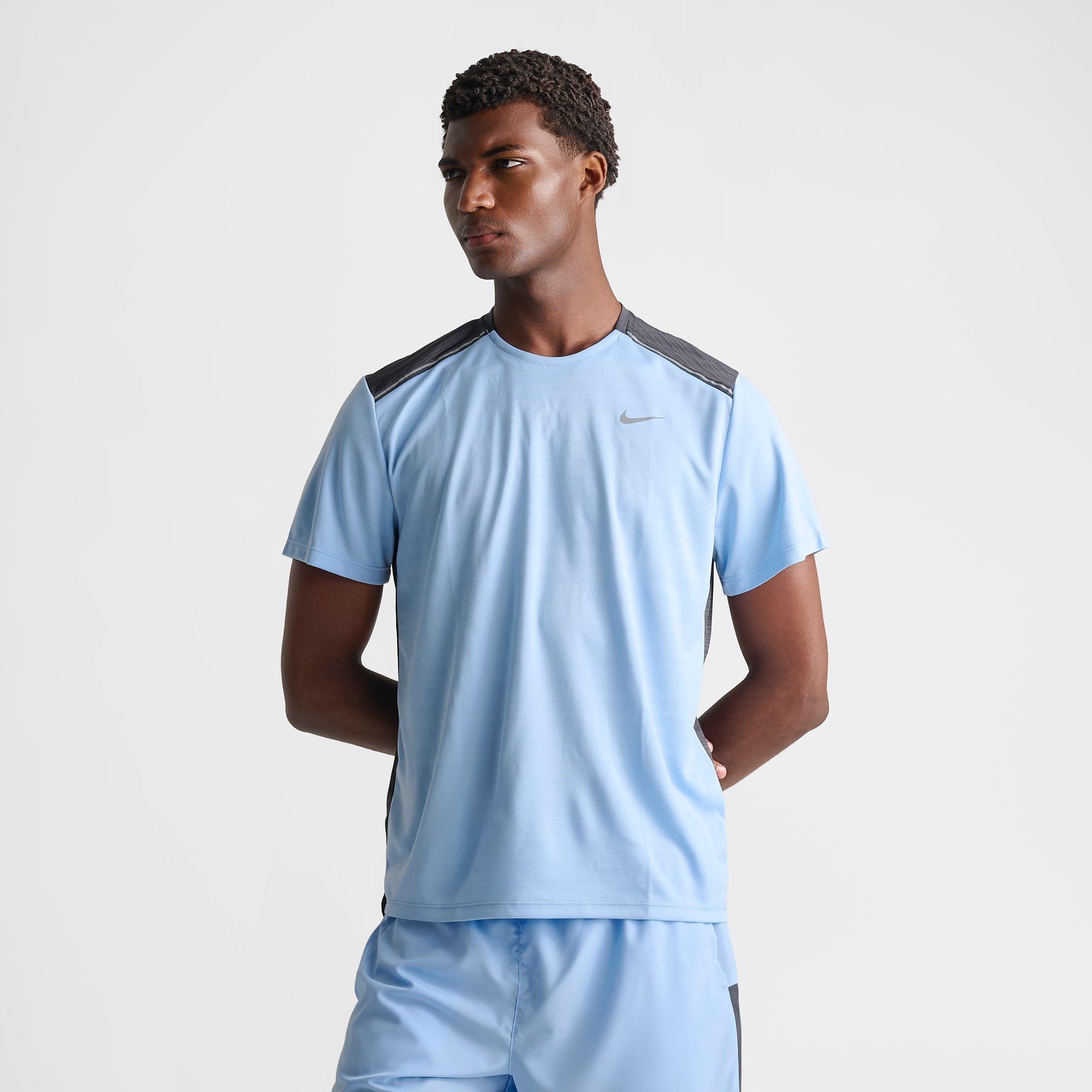 Men's Nithtke Miler Dri-FIT Running T-Shirt - Psychic Blue/Anthracite