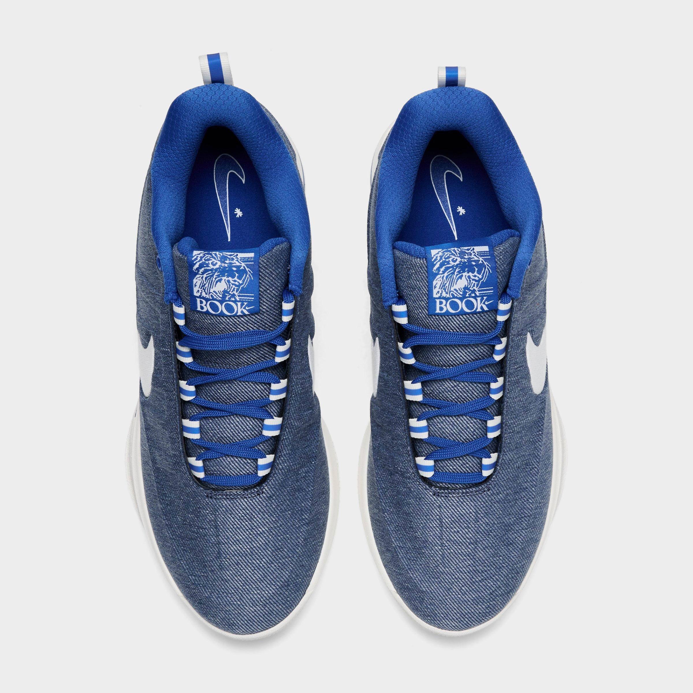 Men's Nithtke Book 2 Basketball Shoes - Multi-Color/Multi-Color/Sail/Game Royal - Top view