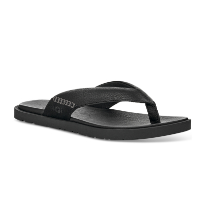 UGG® Men's Seaside II Flip Sandals - Black