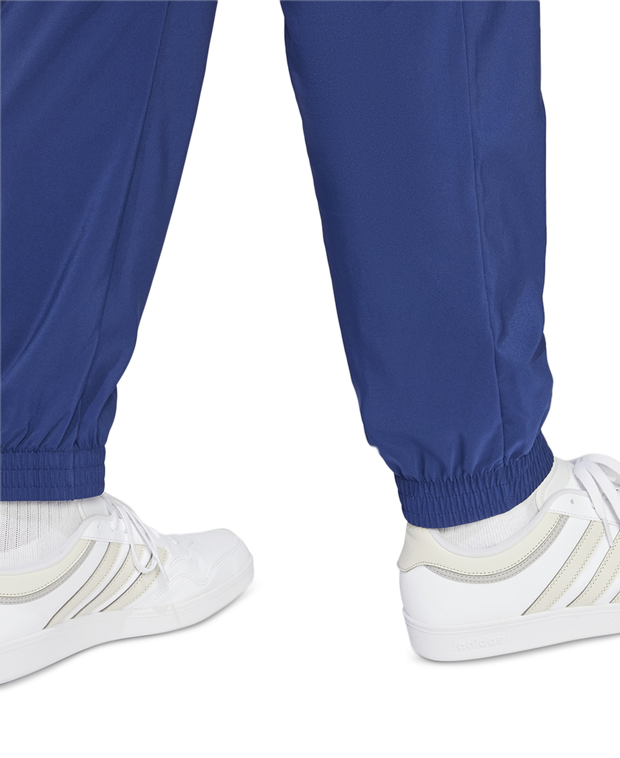adidas Men's Essentials Small Logo Cargo Pants - Dark Blue / White