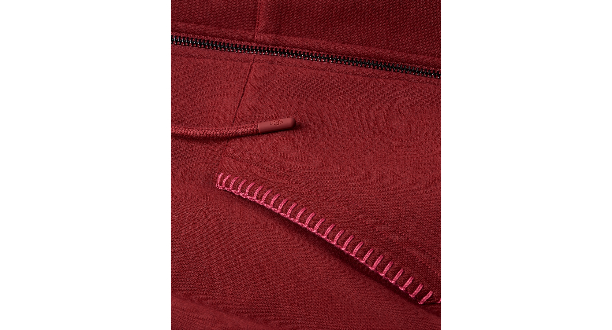 UGG Women's Classic Long-Sleeve Full-Zip Hoodie - Coffee Berry
