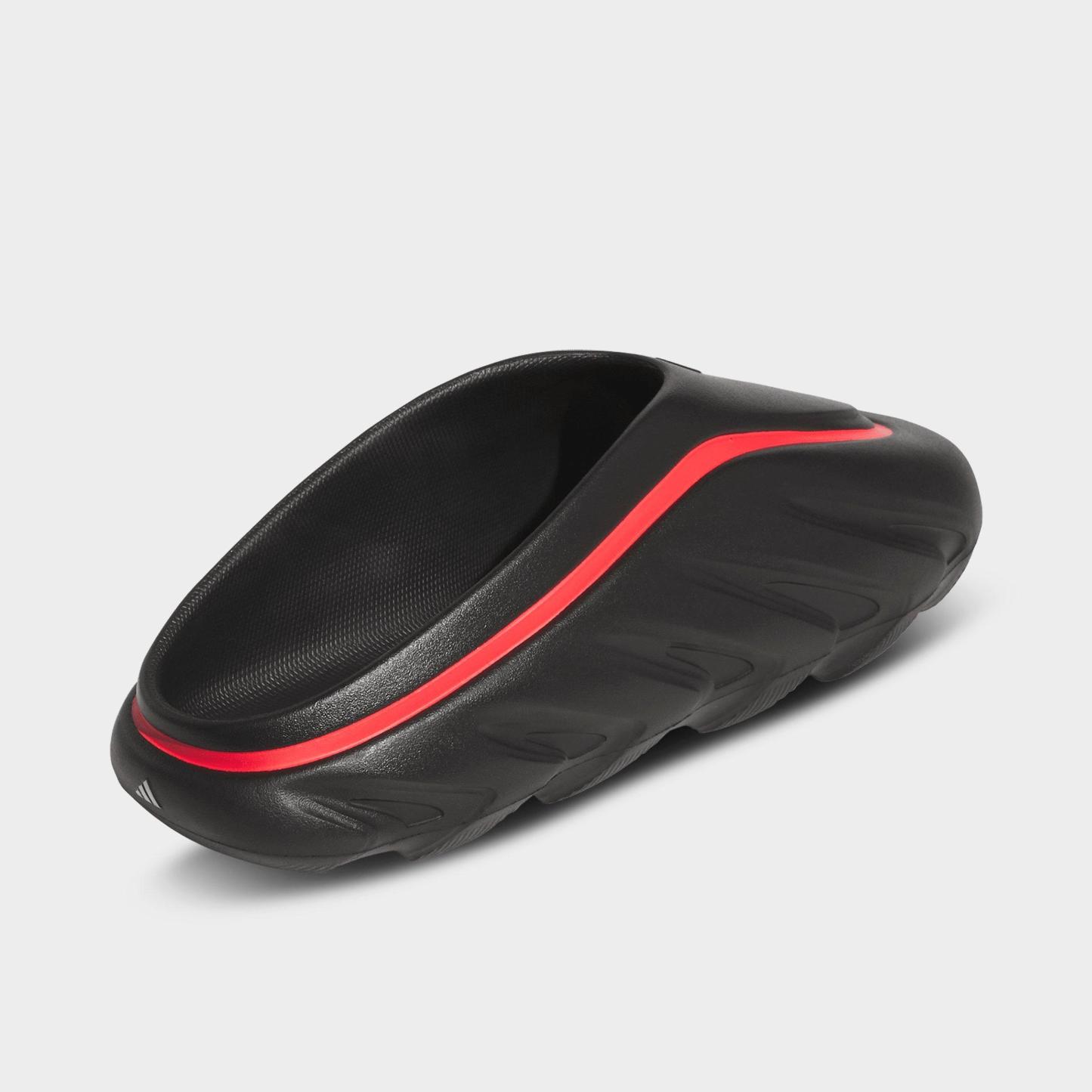 Men's adidas Anthony Edwards 3 Mules - Core Black/Lucid Red - Back view