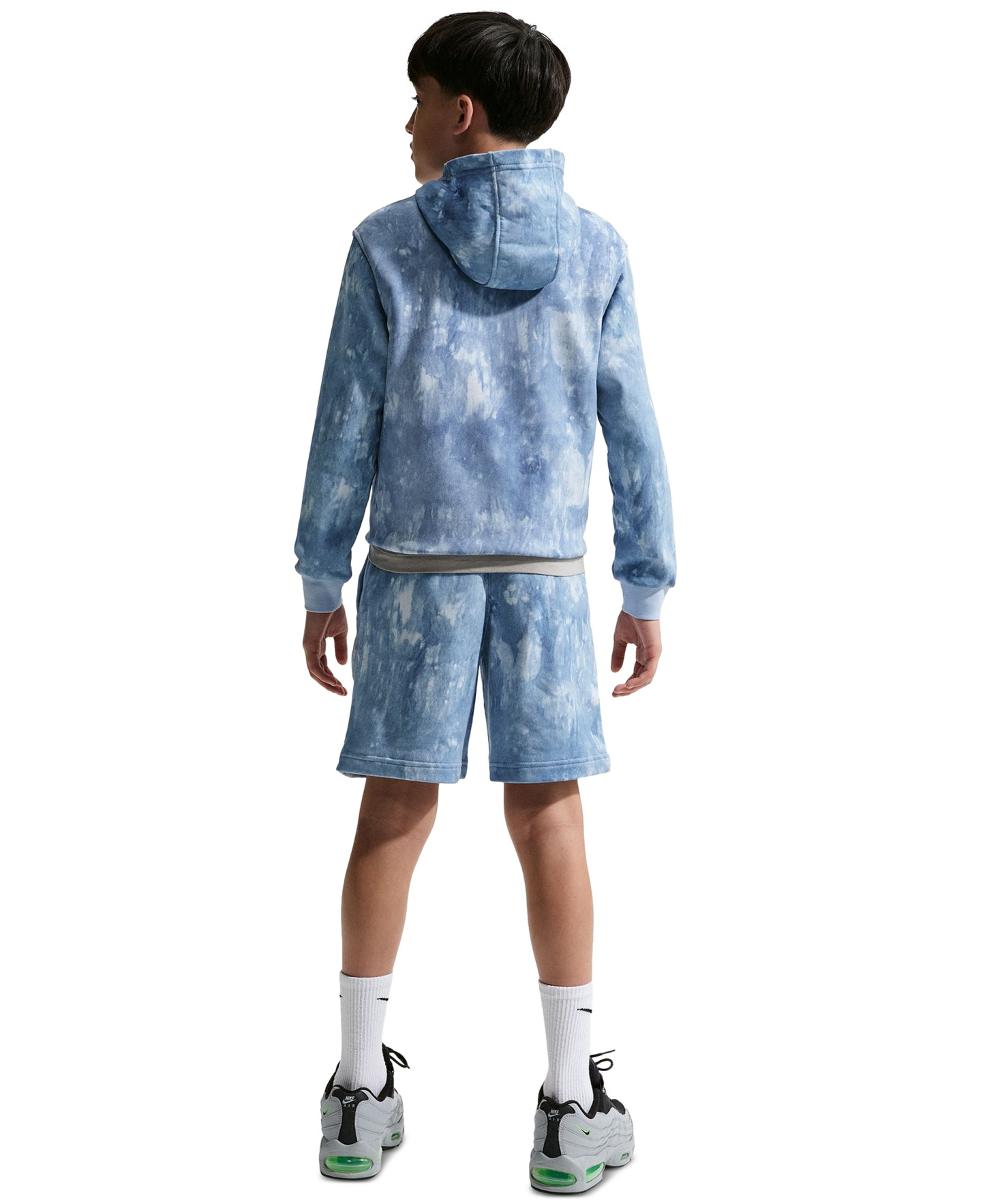 Nike Boys' and Girls' Sportswear Club 8-20 French Terry Shorts - Hydrogen Blue/Work Blue