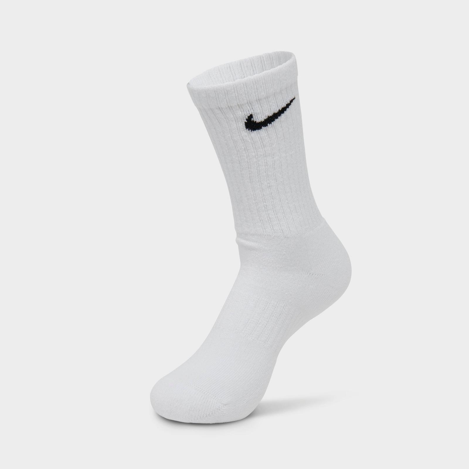 Nike Everyday Cushioned Training Crew Socks (3-Pack) - White/Black (SX7664-100)