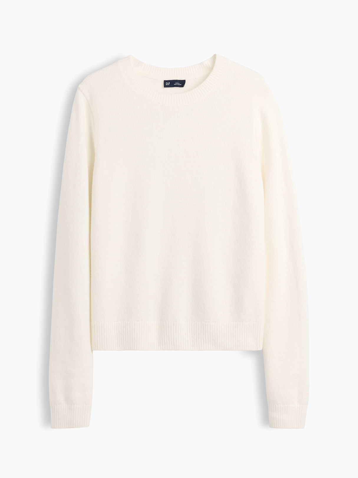 CashSoft Crew Sweater - Ivory beige frost