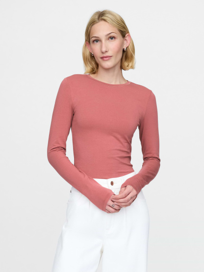 CloseKnit Jersey T-Shirt - cosmetic pink