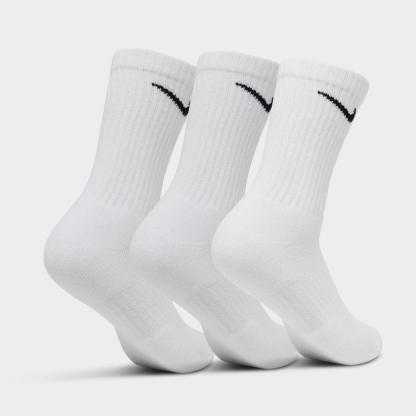 Nike Everyday Cushioned Training Crew Socks (3-Pack) - White/Black (SX7664-100)