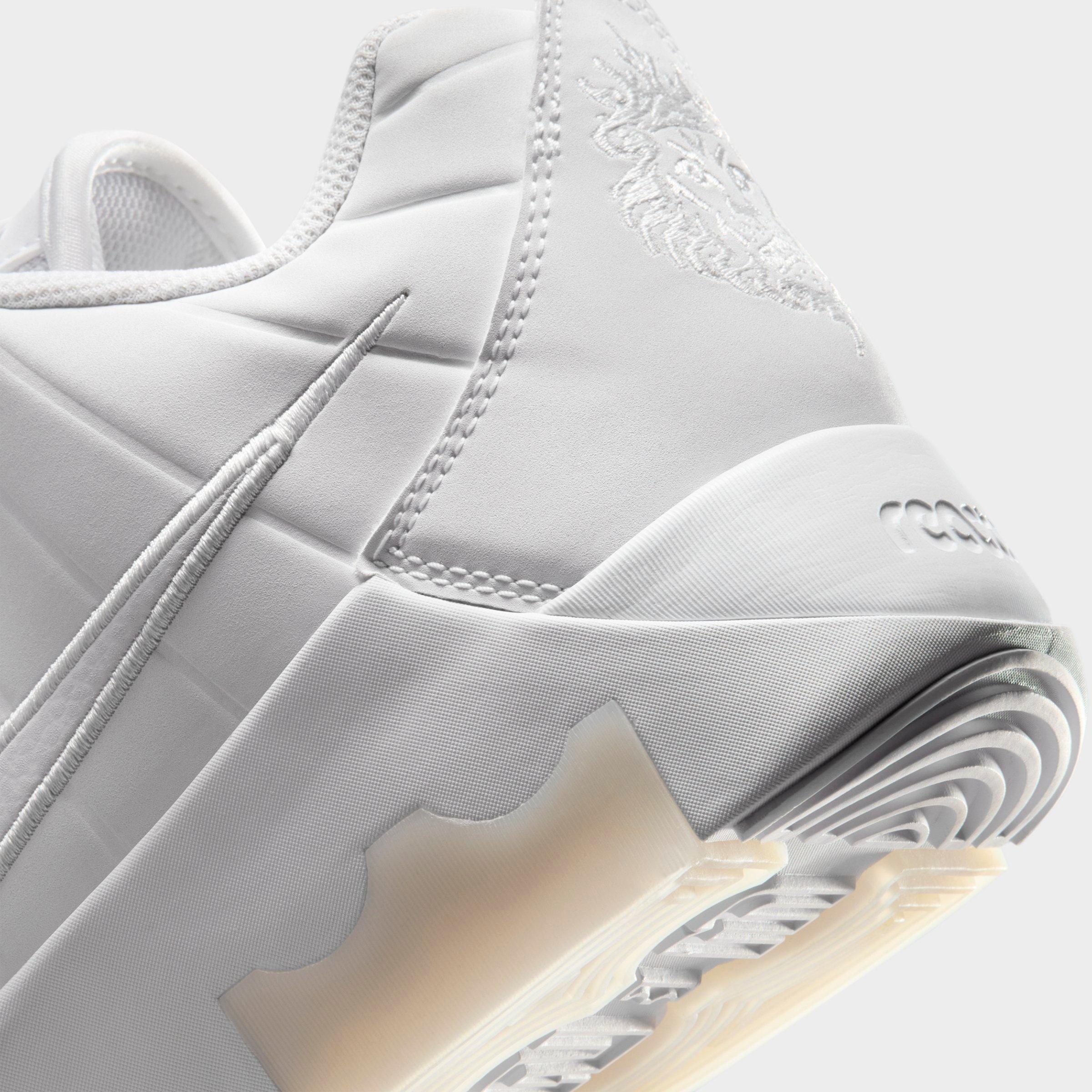 Men's Nithtke LeBron Witness 9 Basketball Shoes - White/Black/White - Detail shot