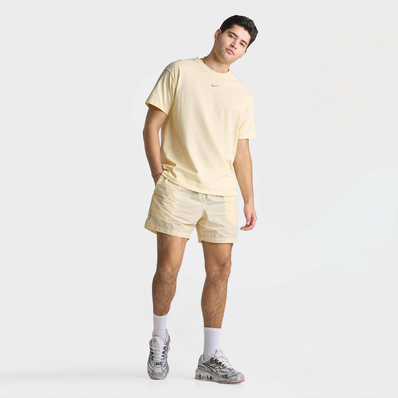 Men's Nike NOCTA Cardinal Nylon Shorts - Alabaster/Stealth