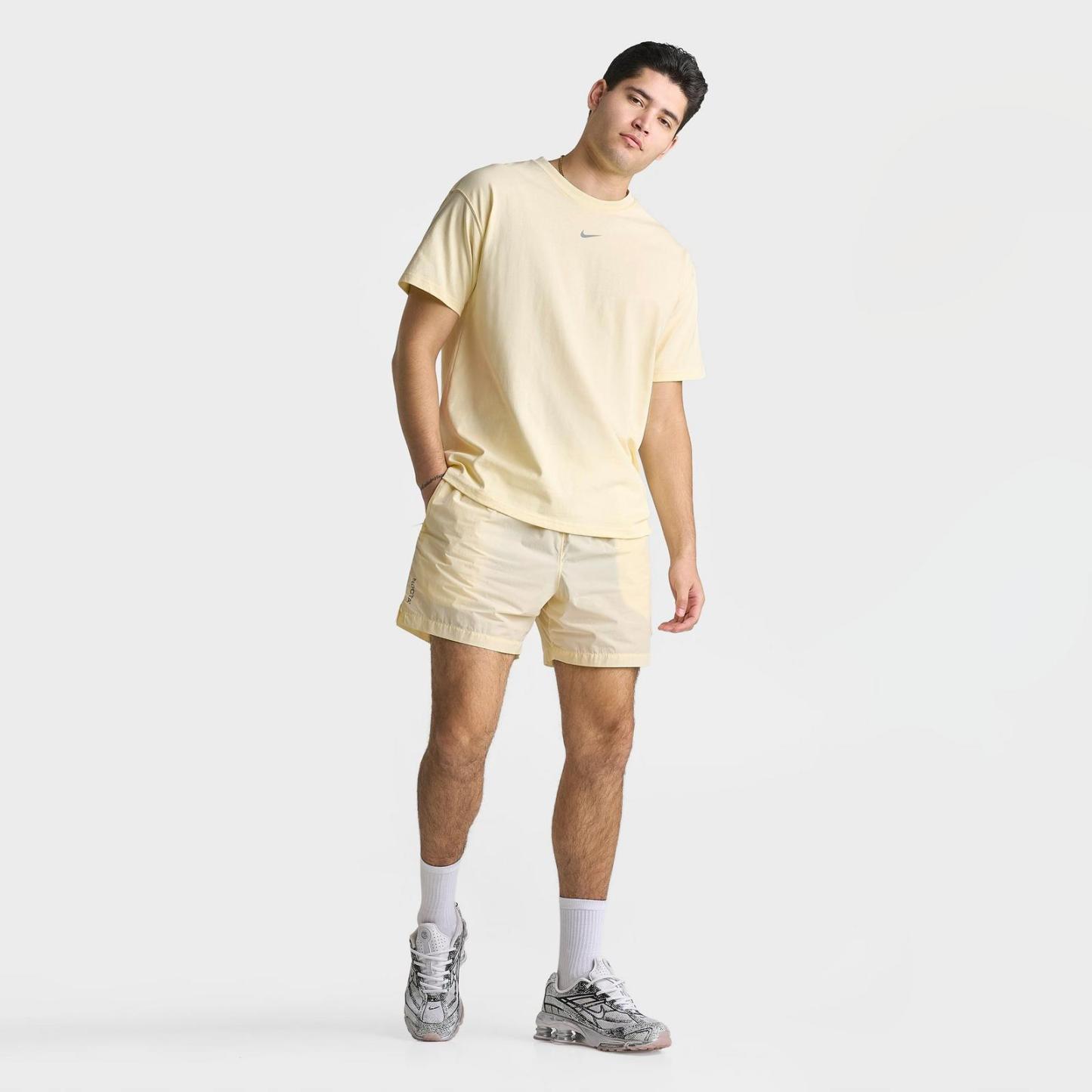Men's Nike NOCTA Cardinal Nylon Shorts - Alabaster/Stealth