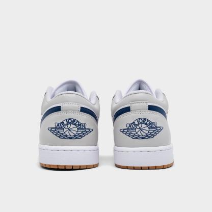 Men's Air Jordan Retro 1 Low Casual Shoes - Black/True Blue/Varsity Red/Summit White - view 4