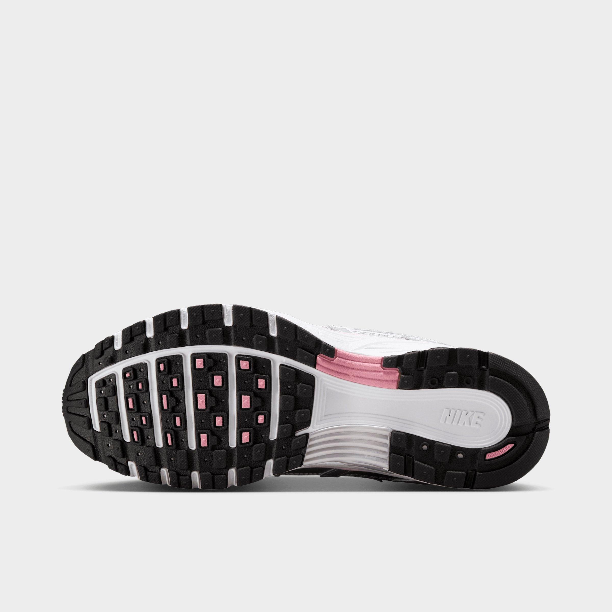 Women's Nithtke P-6000 Casual Shoes - Part 1 - White/Metallic Silver/Elemental Pink/Black - Bottom view