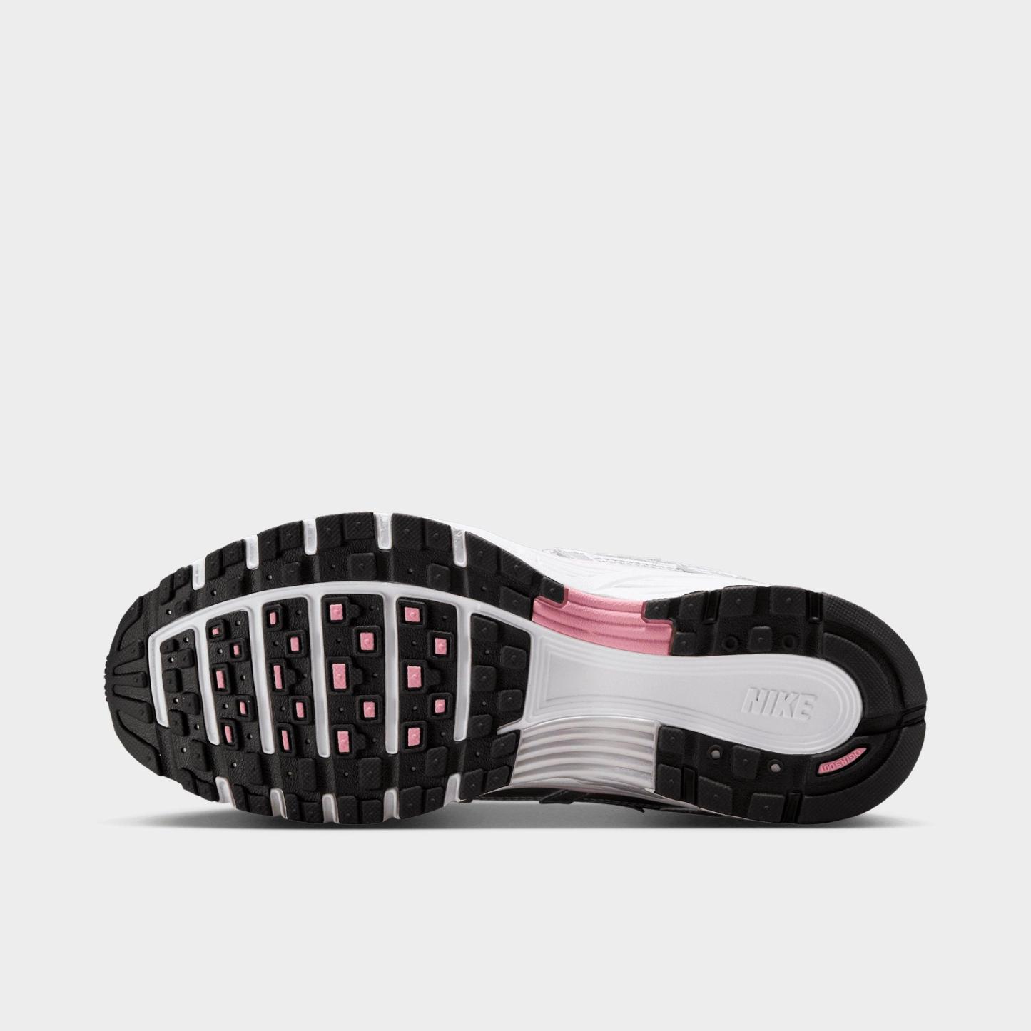 Women's Nithtke P-6000 Casual Shoes - Part 1 - White/Metallic Silver/Elemental Pink/Black - Bottom view