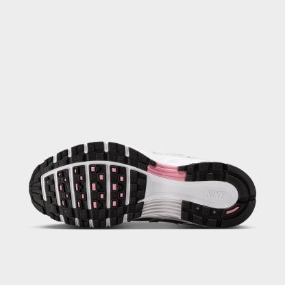 Women's Nithtke P-6000 Casual Shoes - Part 1 - White/Metallic Silver/Elemental Pink/Black - Bottom view